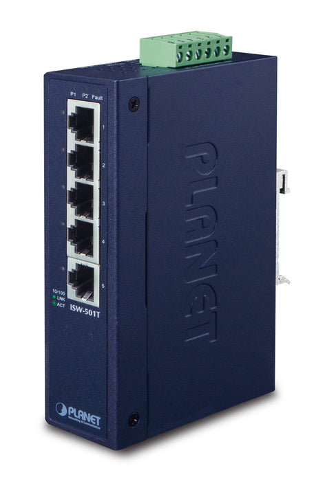 EAN 4711213686795 - PLANET ISW-501T switch No administrado L2 Fast Ethernet (10/100) Azul imagen 1