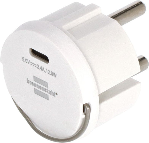 EAN 4007123693498 - Brennenstuhl 1508110010 adaptador de enchufe eléctrico Tipo F Tipo C Blanco imagen 1