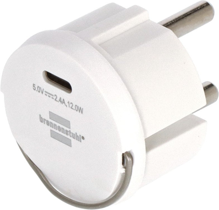 EAN 4007123693498 - Brennenstuhl 1508110010 adaptador de enchufe eléctrico Tipo F Tipo C Blanco imagen 1