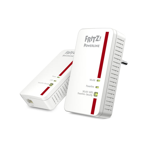 EAN 4023125027550 - Powerline FRITZ! 1240E WLAN Set INT 1200 Mbit/s Ethernet Wifi Rojo, Blanco 2 pieza(s) imagen 1