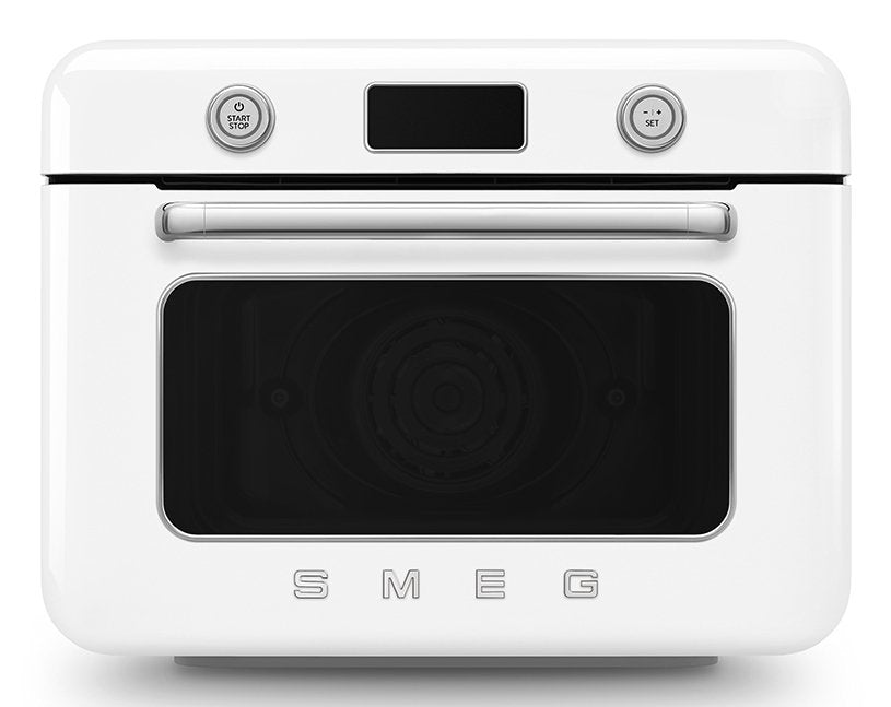 EAN 8017709333843 - Smeg COF01WHEU horno de vapor Pequeño Acero inoxidable, Blanco Botones, Giratorio imagen 1
