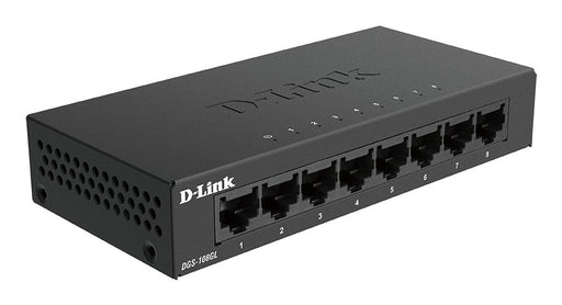 EAN 0790069458583 - D-Link DGS-108GL No administrado Gigabit Ethernet (10/100/1000) Negro imagen 2