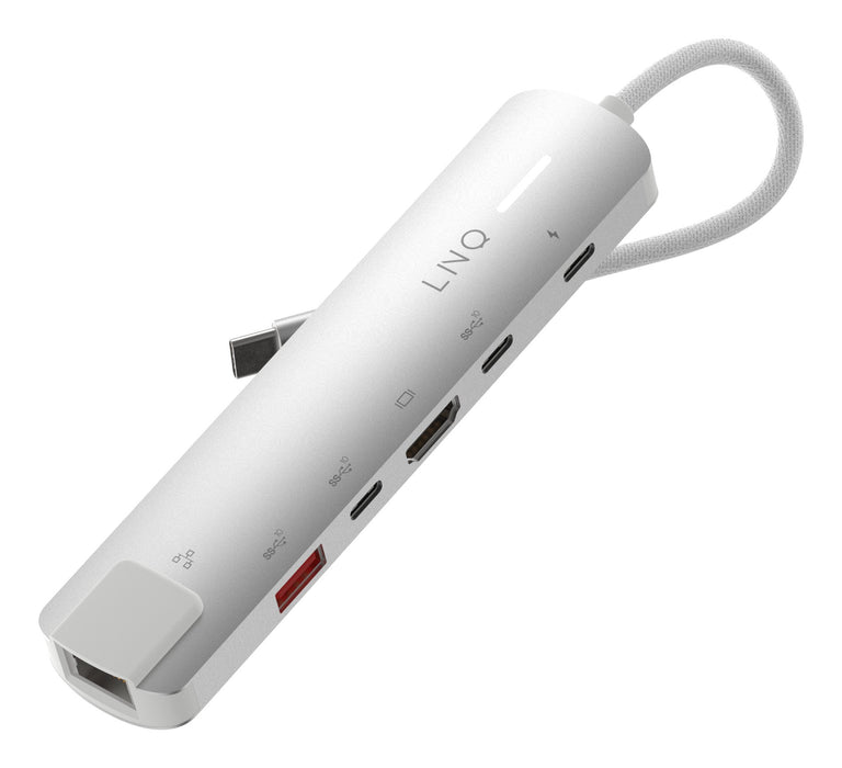EAN 8720574622713 - LINQ LQ49061 base para portátil y replicador de puertos Alámbrico USB 3.2 Gen 2 (3.1 Gen 2) Type-C Gris,  imagen 2