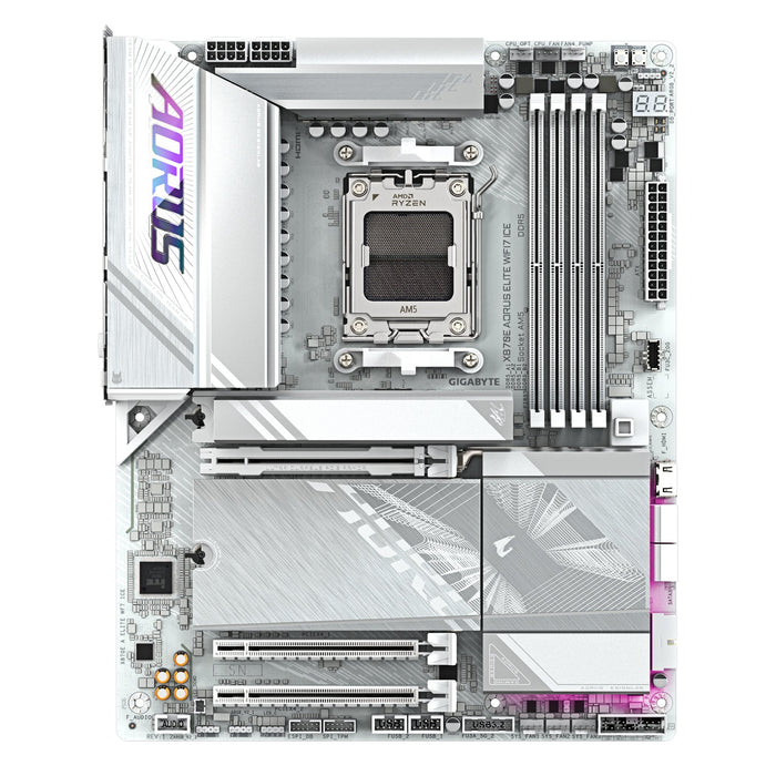 EAN 4719331871529 - GIGABYTE X870E AORUS ELITE WIFI7 ICE AMD X870E Zócalo AM5 ATX imagen 2