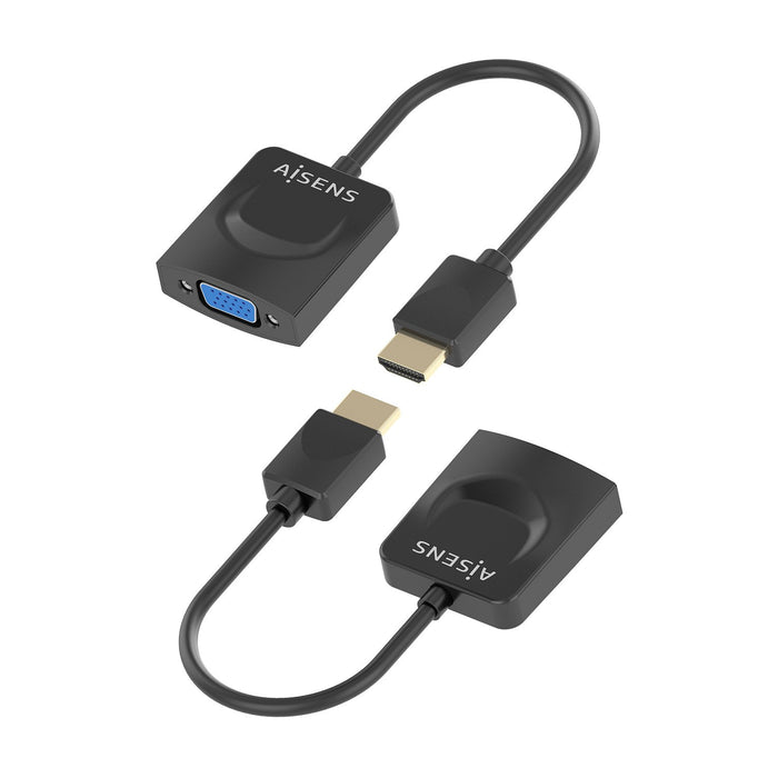 EAN 8435739903360 - AISENS A122-0947 adaptador de cable de vídeo 0,15 m HDMI tipo A (Estándar) VGA (D-Sub) imagen 3