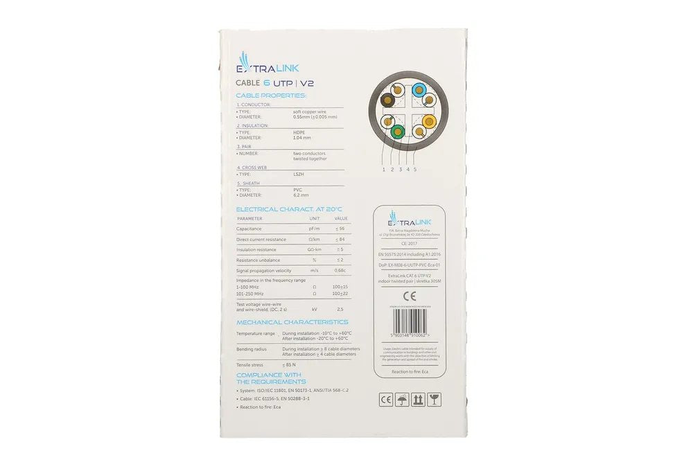 EAN 5903148910062 - Extralink EX.10062 cable de red Gris U/UTP (UTP) imagen 4