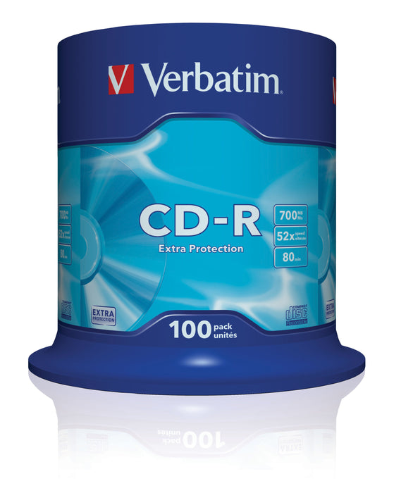 EAN 0023942434115 - Verbatim CD-R Extra Protection 700 MB 52x 100 pieza(s) imagen 1