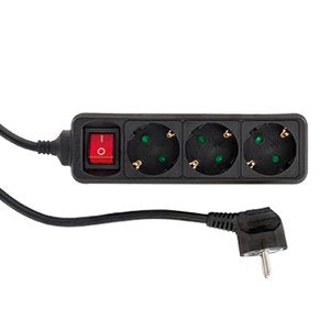 EAN 4008297123712 - REV 0512371555 base múltiple 1,4 m 3 salidas AC Interior Negro imagen 1