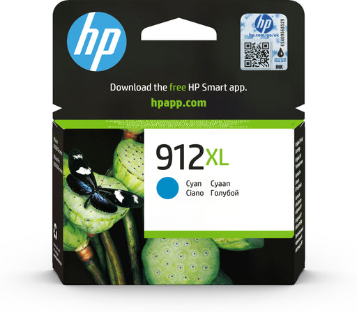 EAN 0192545866866 - HP 912XL High Yield Cyan Original Ink Cartridge cartucho de tinta 1 pieza(s) Alto rendimiento (XL) imagen 1