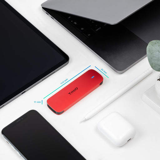 EAN 8433281013940 - TooQ TQE-2201R caja para disco duro externo Caja externa para unidad de estado sólido (SSD) imagen 2