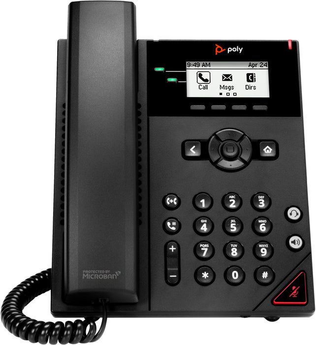 EAN 0197498638355 - Poly VVX 150 2-Line IP Phone and PoE-enabled teléfono IP imagen 1
