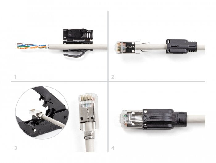 EAN 4043619669905 - DeLOCK 66990 conector Negro, Plata imagen 3