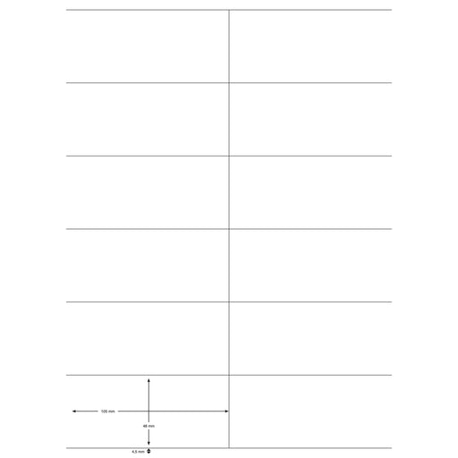 EAN 5705831106574 - Q-CONNECT KF10657 etiqueta de impresora Blanco Etiqueta para impresora autoadhesiva imagen 2