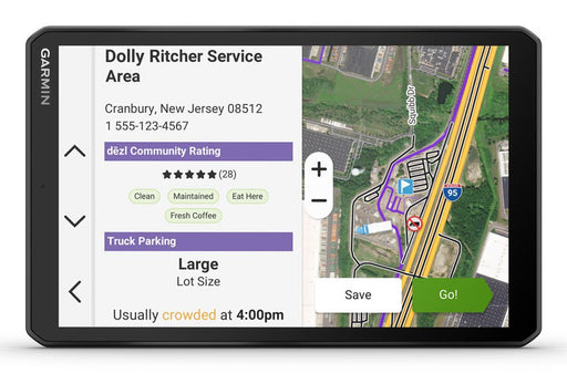 EAN 753759335410 - Garmin dēzl LGV820 navegador Fijo 20,3 cm (8") TFT Pantalla táctil 405 g Negro imagen 1