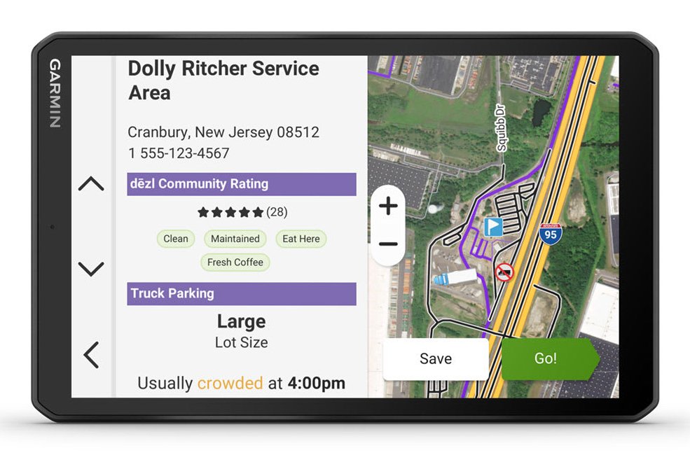 EAN 753759335410 - Garmin dēzl LGV820 navegador Fijo 20,3 cm (8") TFT Pantalla táctil 405 g Negro imagen 1
