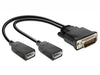 EAN 4043619653546 - DeLOCK 65354 adaptador de cable de vídeo DMS 2 x DisplayPort Negro imagen 1