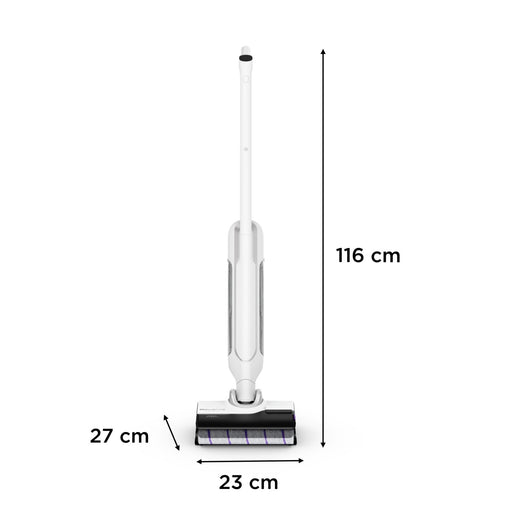 EAN 3221616135642 - Rowenta X Clean 10 Aspiradora escoba 2 en 1 Batería Seca y húmeda Sin bolsa 200 W Plata, Blanco imagen 2