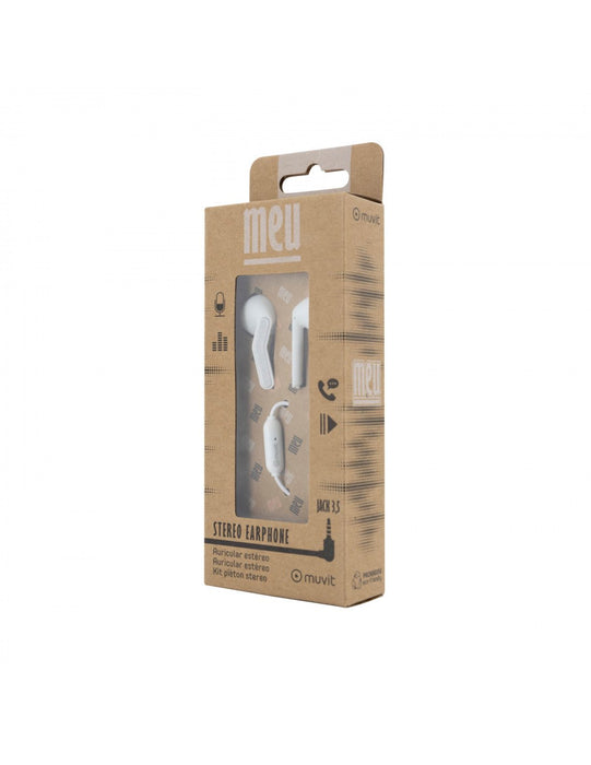 EAN 8426801165403 - Muvit E56 Auriculares Alámbrico Dentro de oído Llamadas/Música Blanco imagen 6