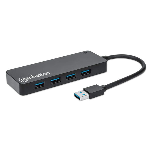 EAN 0766623164900 - Manhattan 164900 hub de interfaz USB 3.2 Gen 1 (3.1 Gen 1) Type-A 5000 Mbit/s Negro imagen 2