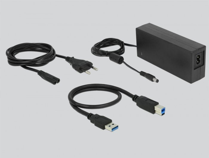 EAN 4043619640638 - DeLOCK 64063 base de conexión para disco duro USB 3.2 Gen 1 (3.1 Gen 1) Type-B Negro imagen 6