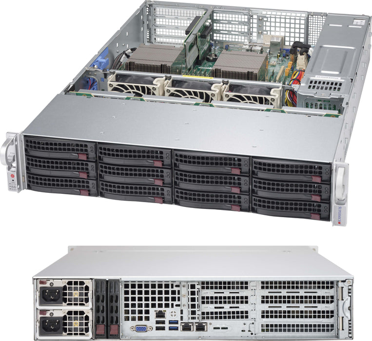 EAN 672042298860 - Supermicro SuperChassis 826BAC4-R1K23WB Estante Negro 1200 W imagen 1
