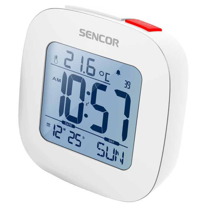 EAN 8590669218530 - Sencor SDC 1200 W despertador Reloj despertador digital Blanco imagen 1