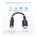 EAN 0065030898225 - StarTech.com USBCAUDIO2 cambiador de género para cable USB Type-C 2.0 3.5 mm Negro imagen 13