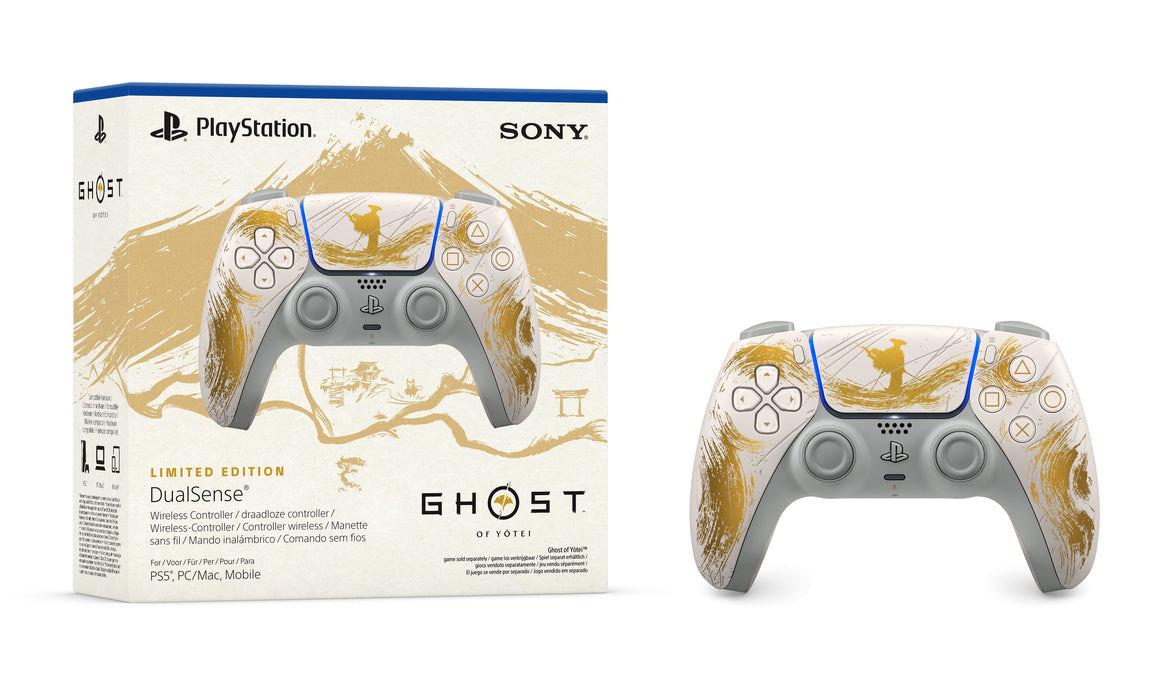 EAN 711719599012 - Sony Dualsense Ghost of Yotei Limited Edition Oro, Blanco Bluetooth/USB Gamepad Analógico/Digital PlayStat imagen 6