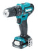 EAN 0088381748858 - Makita HP333DSAW destornillador eléctrico y llave de impacto 1700 RPM Negro, Azul imagen 1