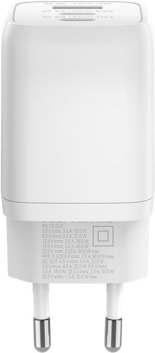 EAN 4040849647543 - Goobay 64754 cargador de dispositivo móvil Auriculares, Portátil, Smartphone Blanco Corriente alterna Car imagen 4