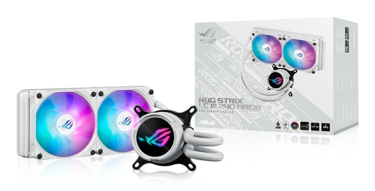 EAN 4711387453117 - ASUS ROG Strix LC III 240 ARGB White Edition Procesador Kit de refrigeración líquida 12 cm Blanco imagen 7