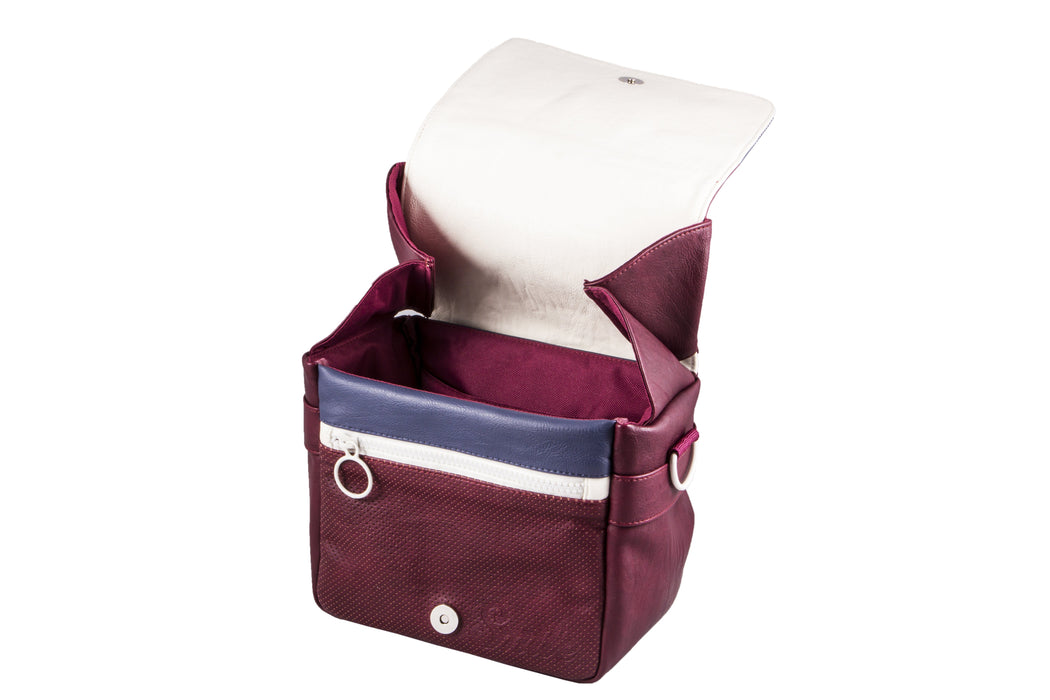 EAN 8420738165215 - Smile 111652140199 estuche para cámara fotográfica Bandolera Azul, Granate, Blanco imagen 2