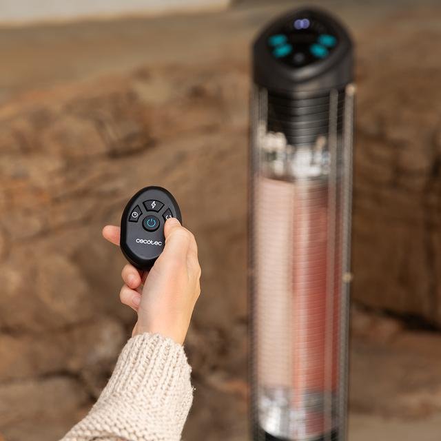 EAN 8435484082655 - Cecotec ReadyWarm 1000 Power Tower Exterior Negro 1000 W Calefactor eléctrico halógeno imagen 9