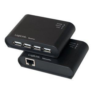 EAN 4052792033779 - LogiLink UA0230 hub de interfaz USB 2.0 480 Mbit/s Negro imagen 1