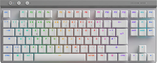 EAN 5099206119840 - Logitech G 920-012543 teclado Juego RF Wireless + Bluetooth QWERTZ Alemán Blanco imagen 1