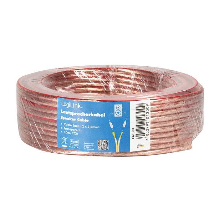 EAN 4052792013009 - LogiLink CA1083 cable de audio 10 m Transparente imagen 3