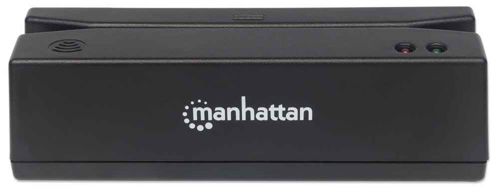 EAN 0766623460255 - Manhattan 460255 lector de tarjeta magnética USB Negro imagen 3
