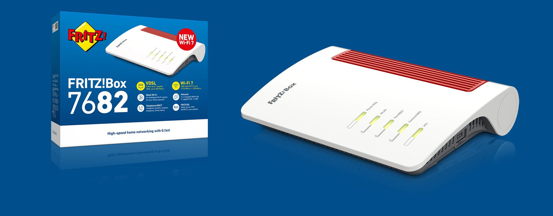 EAN 4023125030635 - Box 7682 router inalámbrico 2.5 Gigabit Ethernet Doble banda (2,4 GHz / 5 GHz) Blanco imagen 6