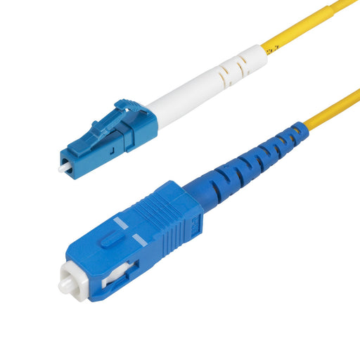EAN 0065030908405 - StarTech.com SPSMLCSC-OS2-5M Cable de fibra óptica e InfiniBand Amarillo imagen 1