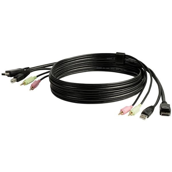 EAN 0065030840125 - StarTech.com DP4N1USB6 cable para video, teclado y ratón (kvm) Negro 1,829 m imagen 8