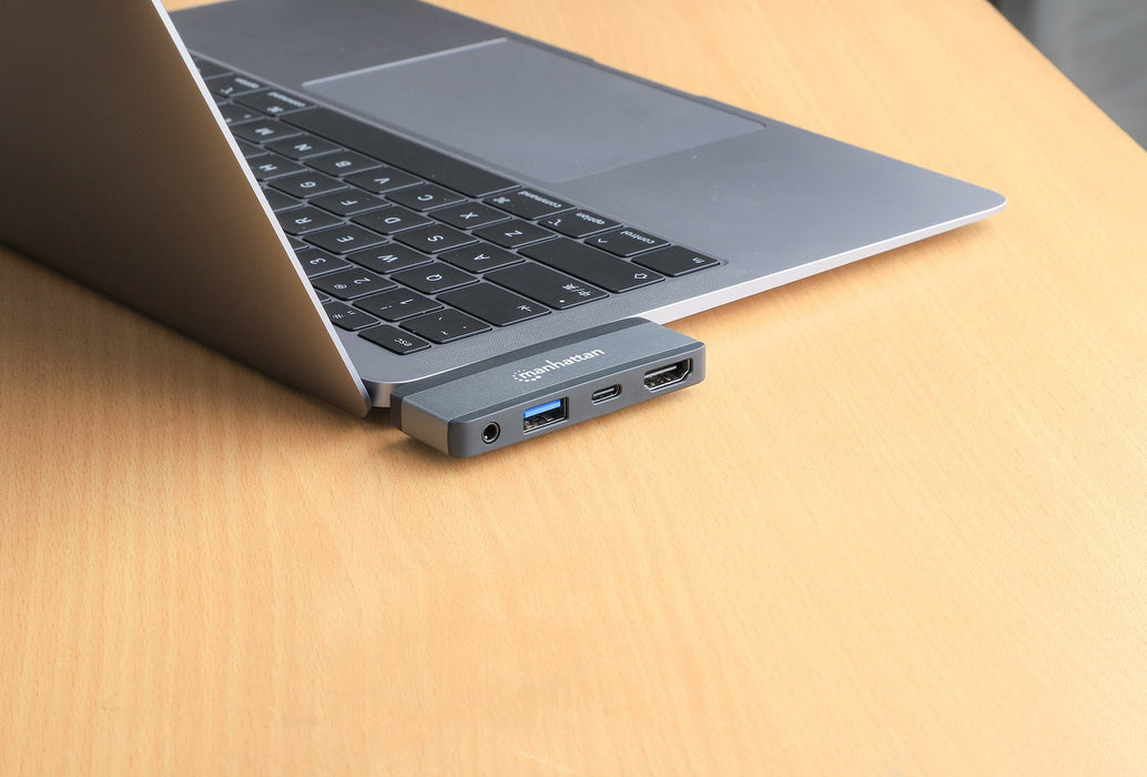 EAN 0766623190404 - Manhattan 190404 base para portátil y replicador de puertos Alámbrico USB 3.2 Gen 2 (3.1 Gen 2) Type-C Gr imagen 8