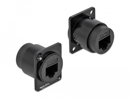 EAN 4043619867820 - DeLOCK 86782 cambiador de género para cable RJ-45 Negro imagen 1