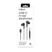 EAN 8021735207825 - Celly UP1200TYPECBK auricular y casco Auriculares Alámbrico Dentro de oído Llamadas/Música USB Tipo C Neg imagen 2