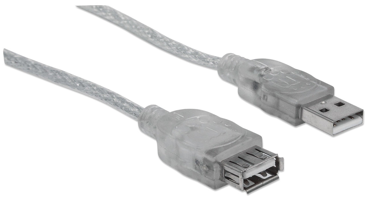 EAN 0766623340502 - Manhattan 340502 cable USB 4,5 m USB A Transparente imagen 2