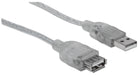 EAN 0766623340502 - Manhattan 340502 cable USB 4,5 m USB A Transparente imagen 2
