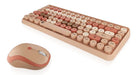 EAN 4250078173434 - KeySonic KSKM-5200M-RF teclado Ratón incluido Oficina RF inalámbrico QWERTZ Alemán Beige, Marrón, Rosa imagen 1