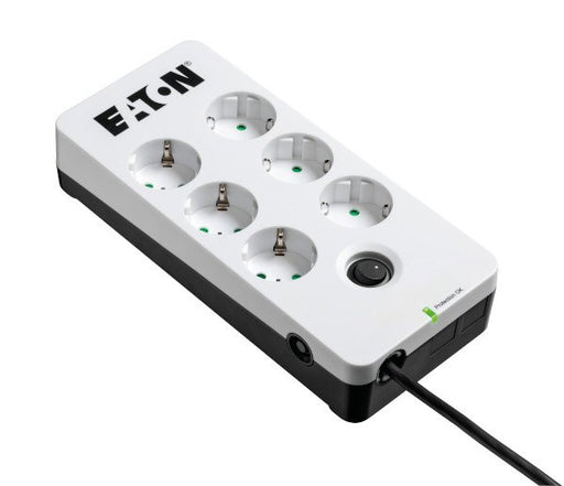 EAN 3553340667190 - Eaton PB6D limitador de tensión Negro, Blanco 6 salidas AC 220 - 250 V 1,5 m imagen 1