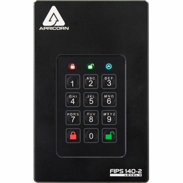 EAN 708326914758 - Apricorn AFL3-5TB disco duro externo 5400 RPM USB Type-A / USB Type-C 3.2 Gen 1 (3.1 Gen 1) Negro imagen 5