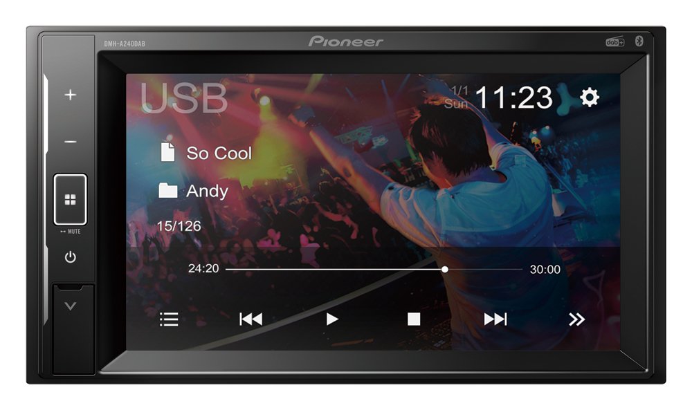 EAN 4988028479090 - Pioneer DMH-A240DAB Negro 200 W Bluetooth imagen 2