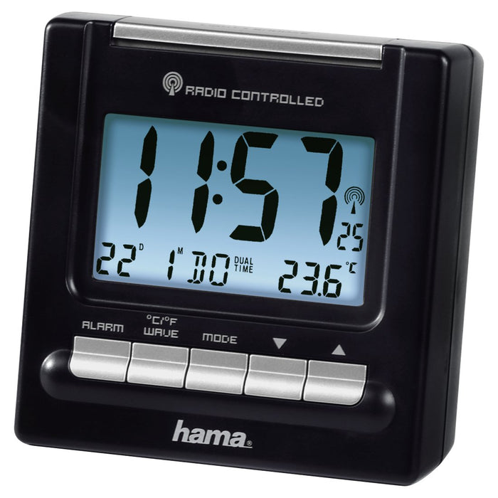 EAN 4047443419729 - Hama RC200 Reloj despertador digital Negro imagen 2
